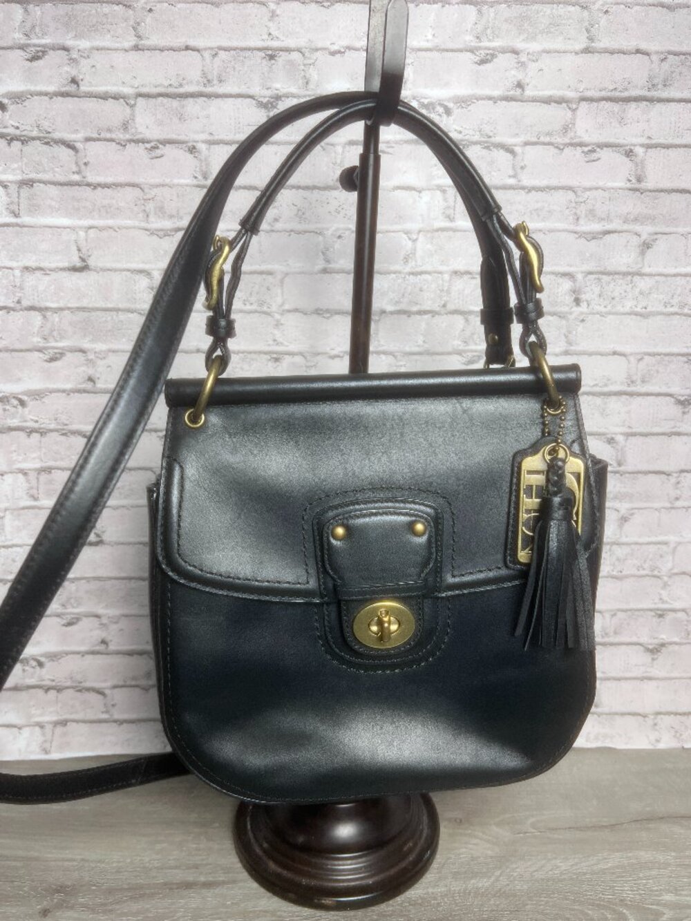 Coach Legacy Willis 70th Anniversary (Style No. 19132) Black Leathet